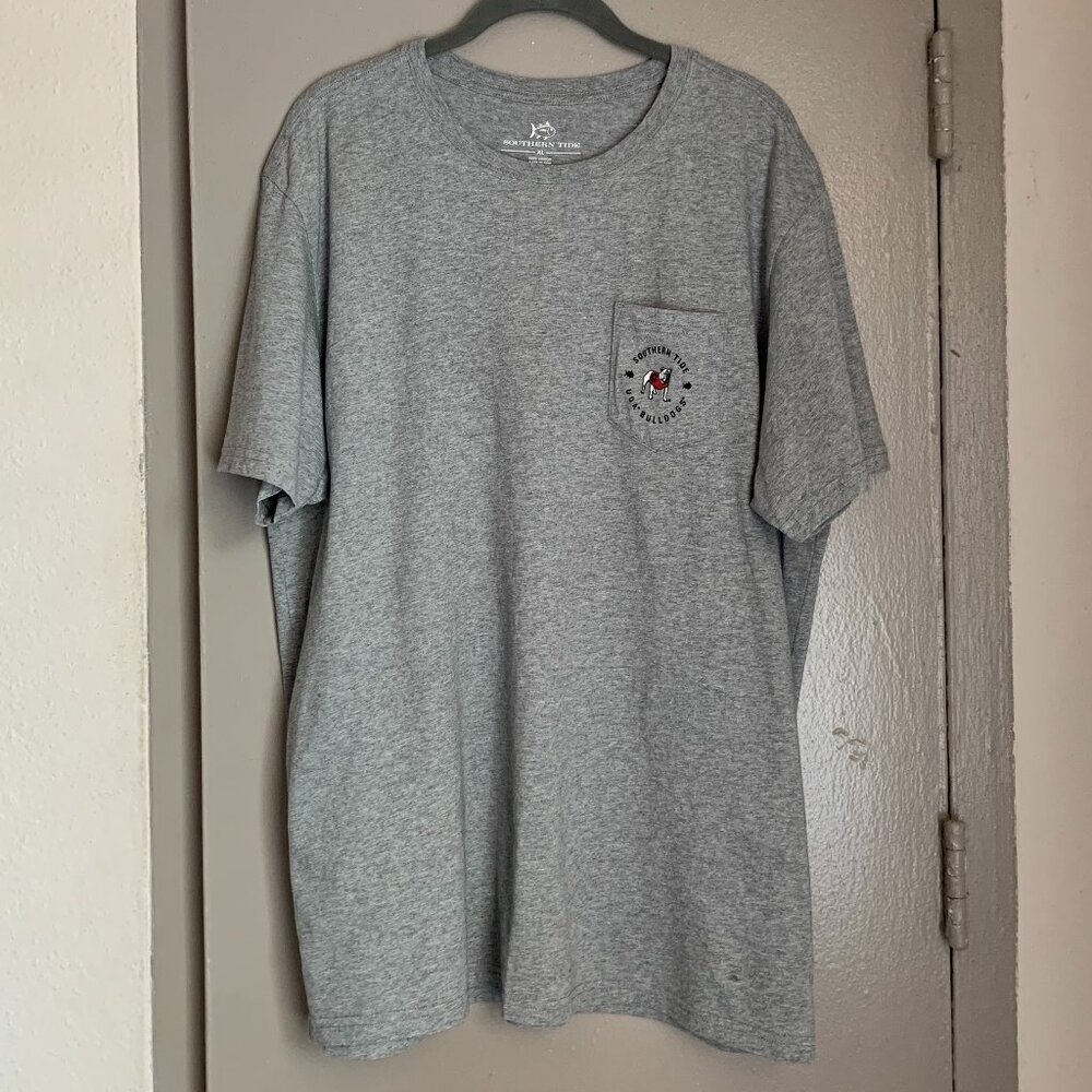 Southern Tide Men's UGA Heather Short Sleeve T-Shirt